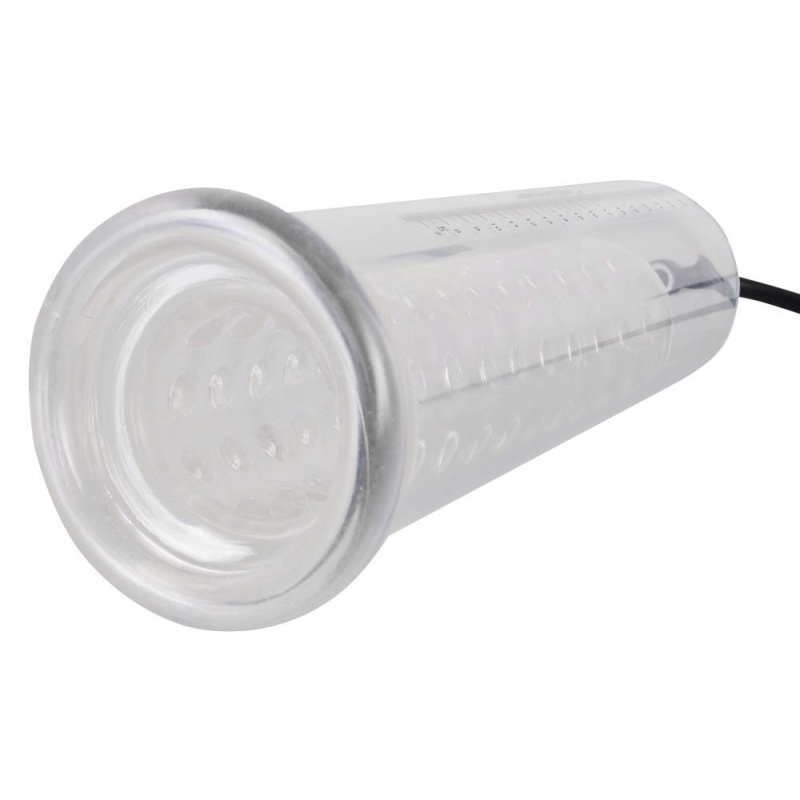 Pompa próżniowa do prącia Fantastic Power Pump z rękawem nubbingowym i zaworem spustowym, cylinder 25 cm - 7
