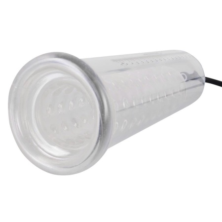 Pompa próżniowa do prącia Fantastic Power Pump z rękawem nubbingowym i zaworem spustowym, cylinder 25 cm - 7