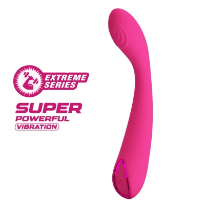 Vibrator G-spot Jessica - silikonowy, 10 trybów wibracji, długość całkowita 15,8 cm - 1 2