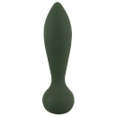 Wibrujący korek analny Luxurious RC Anal Plug Emerald Love z pilotem, 10 trybów, dł. 14 cm, śr. maks. 3,5 cm - 3