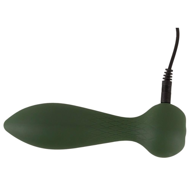 Wibrujący korek analny Luxurious RC Anal Plug Emerald Love z pilotem, 10 trybów, dł. 14 cm, śr. maks. 3,5 cm - 8