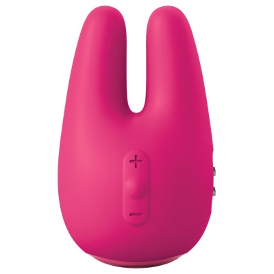 Wibrator – stymulator łechtaczki Form 2 PRO Pink: podwójny silnik, silikon, 7,5 cm - 1 2