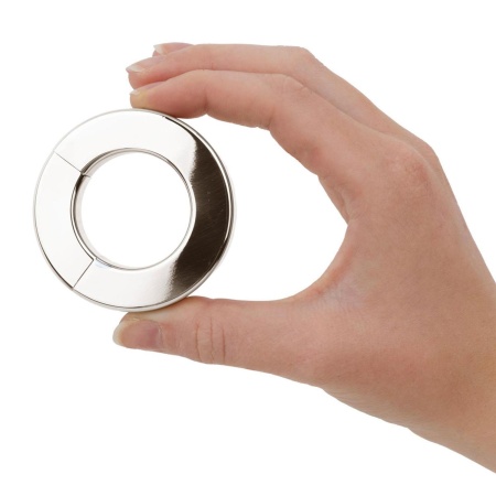 Pierścień na penisa Magnetic Cockring - stal nierdzewna, magnetyczny system zamykania - 3