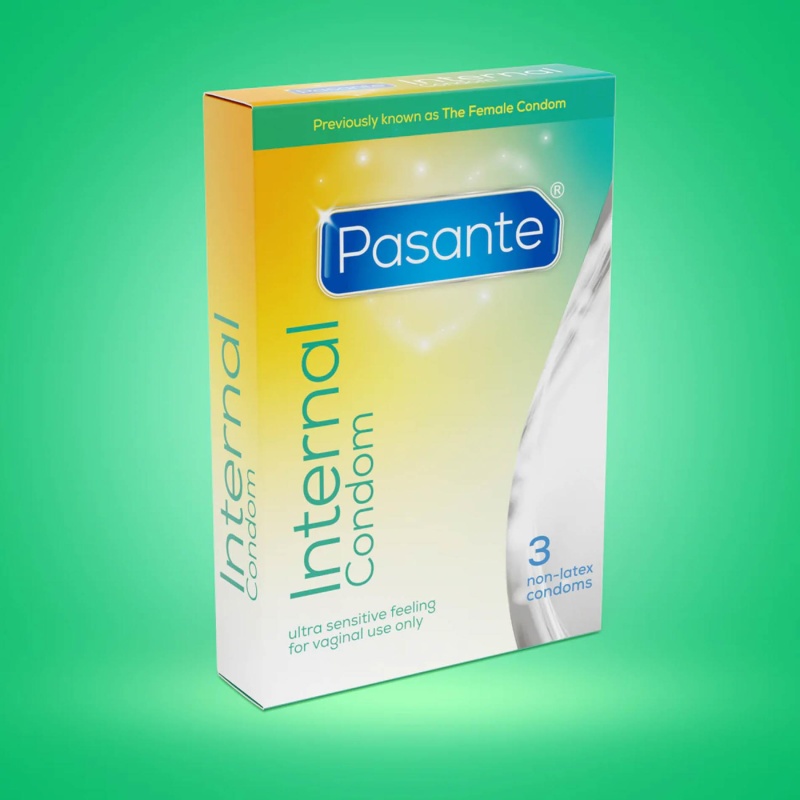 Prezerwatywa wewnętrzna Pasante Internal Condom 3 szt. – przezroczysta, 16,3–19 cm - 4