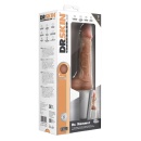 Dr. Hammer 7" dildo thrusting z uchwytem i funkcją ogrzewania, silikon platynowy, 17,7 cm - 1