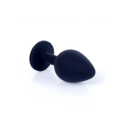 MyLove Toys - Jewellery Black Silicone PLUG Medium - 1