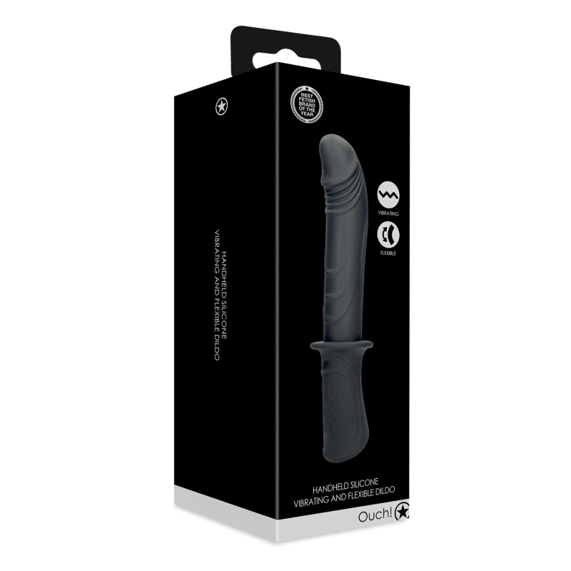 Hand Held Vibrating Sex Machine - Black - 3