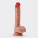 Dildo silikonowy Inviktus 8 22 cm, 3,7 cm, cielisty - 1