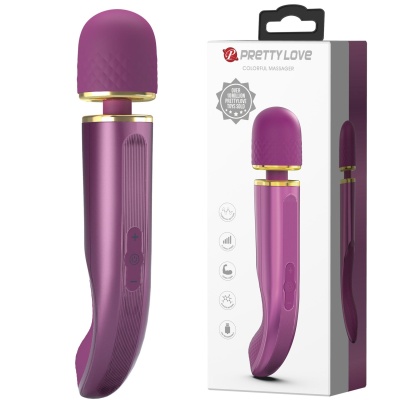 Masażer do ciała Colorful Massager z szeroką głowicą 22,5 cm - 1