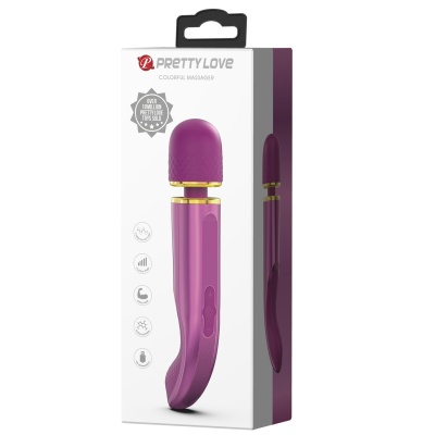 Masażer do ciała Colorful Massager z szeroką głowicą 22,5 cm - 1 2
