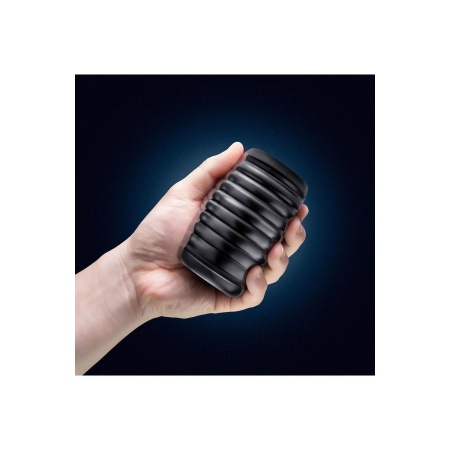 Masturbator Rize Grasp Self-Lubricating - otwarta konstrukcja, dwie komory stymulacyjne, TPE X5® Plus, długość 10,1 cm - 5