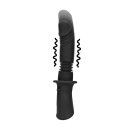 Hand Held Vibrating and Thrusting Sex Machine - Black - 1