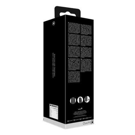 Hand Held Vibrating and Thrusting Sex Machine - Black - 4