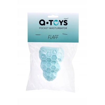 Masturbator TOYFA A-Toys, ass, blue color, 14 cm - 1