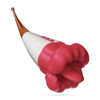 Podwójny stymulator Jagger 19,5 cm biały - 1