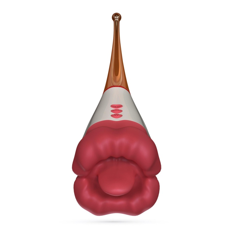 Podwójny stymulator Jagger 19,5 cm biały - 3