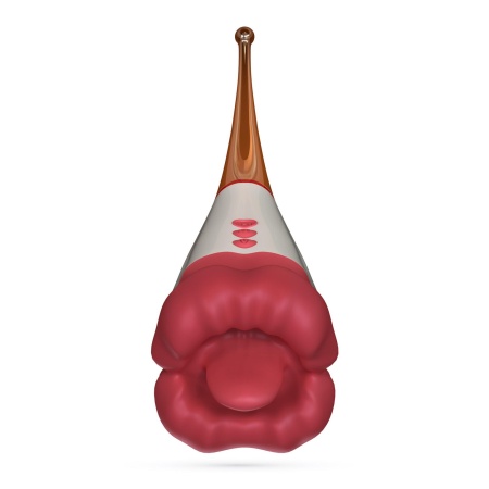 Podwójny stymulator Jagger 19,5 cm biały - 3