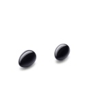 Le Wand Crystal Yoni Eggs Black Obsidian - 2 jaja yoni z naturalnego obsydianu do treningu mięśni dna miednicy, 45 × 30 mm - 5