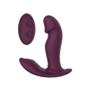Wibrator G-Spot Hitter z pilotem - 2 silniki, funkcja kiwania, 12,3 cm długości - 2