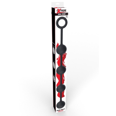 Kulki analne Heavy Anal Balls L z obciążeniem, silikon medyczny, 20 cm - 1 2