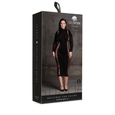 Carme XI - Dress with Turtleneck - Plus Size - 1 2
