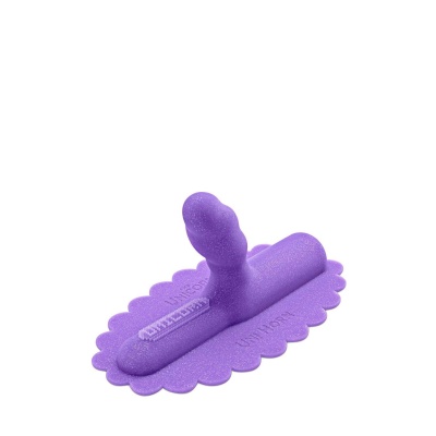 Uni Horn Silicone Attachment - Zagięta, guzowata końcówka do stymulacji strefy G i prostaty, wał 8,9 cm, zgodna z The Unicorn i - 1 2