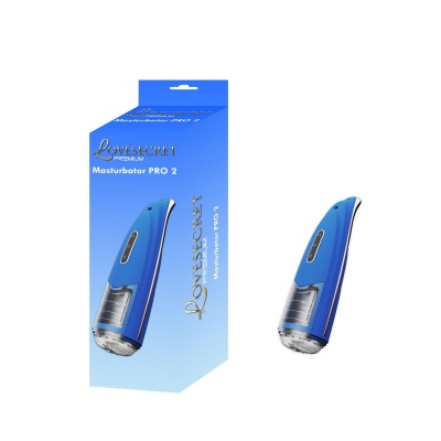 Masturbator Pro 2 33,4 cm niebieski - 1