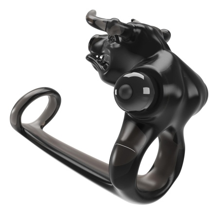 Pierścień erotyczny BULL WARRIOR z wibracjami, 10 cm - 5