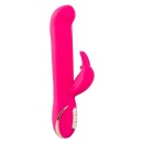 Wibrator króliczek Rabbit Gesture Pink – dwufunkcyjny stymulator łechtaczki i punktu G, 7 trybów wibracji, 3 prędkości, silikon, - 2