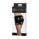 Glossy Shiny Wetlook skirt CAMREN - black S - 4