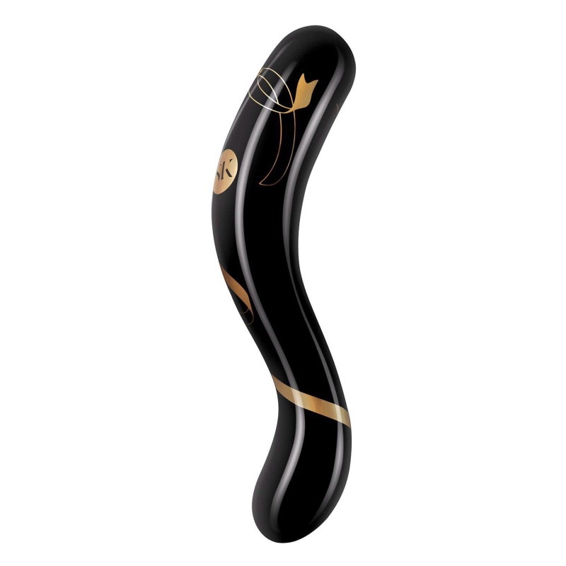 SECRET KISSES 7" HANDBLOWN DOUBLE ENDED DILDO - 2