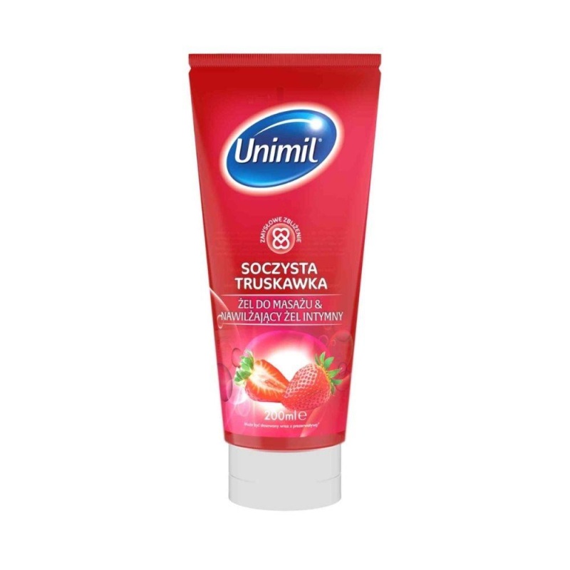 UNIMIL STRAWBERRY MASSAGE GEL 200ml - 1