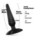 Korek analny Jolly Plug 9 cm, czarny - 4