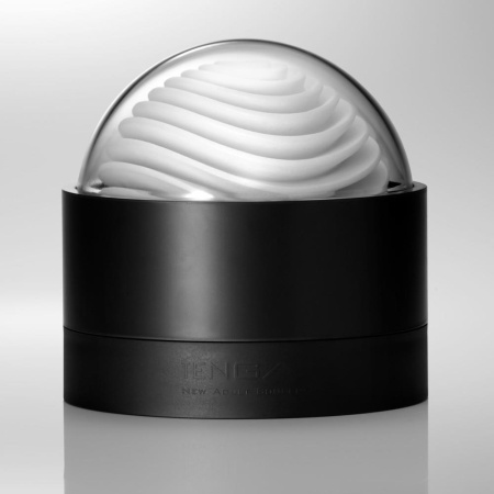 Masturbator Tenga Geo Aqua z Falistą Strukturą Wewnętrzną i Stacją Suszenia 10,8 cm - 1