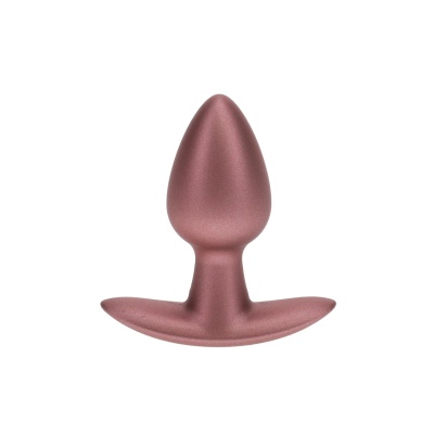 Smooth Silicone Anal Plug - Small - 2.6 / 6,5 cm - Rose Gold - 1