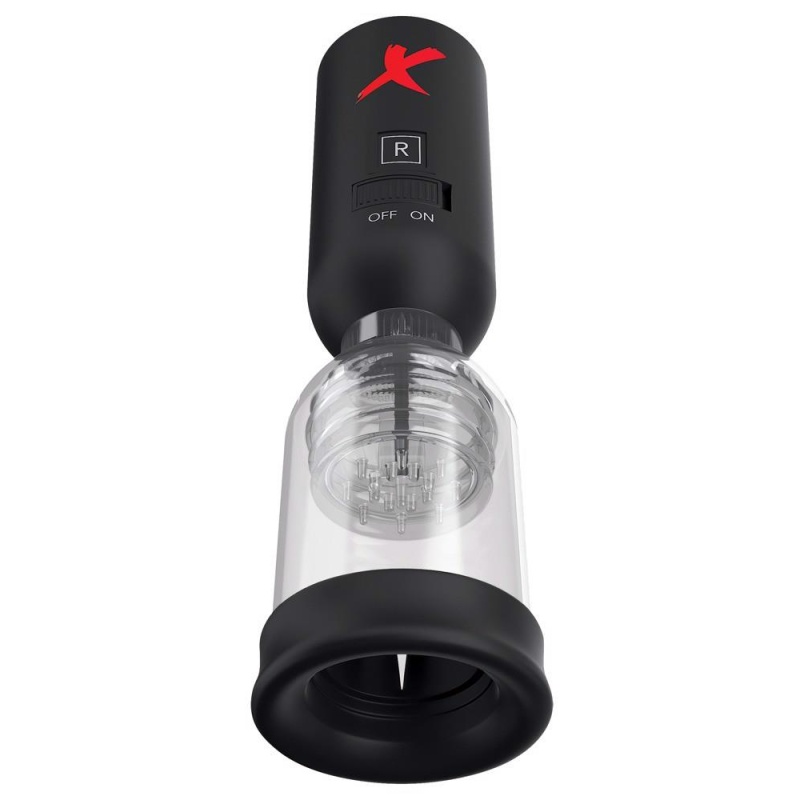 Pompka do żołędzi Tip Teazer – automatyczne ssanie i wibracja, długość całkowita 24,2 cm, średnica wewnętrzna rękawa 3,5 cm - 2