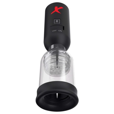Pompka do żołędzi Tip Teazer – automatyczne ssanie i wibracja, długość całkowita 24,2 cm, średnica wewnętrzna rękawa 3,5 cm - 2