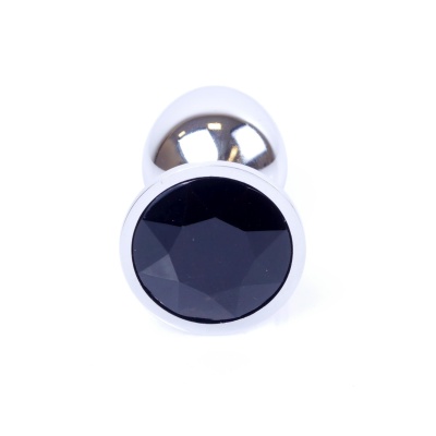 MyLove Toys - Jewellery Silver PLUG- Black - 1