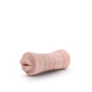 Masturbator M for Men Angie Vanilla - realistyczne usta, wibrujący pocisk, długość 12,9 cm - 3