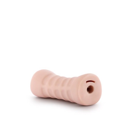 Masturbator M for Men Angie Vanilla - realistyczne usta, wibrujący pocisk, długość 12,9 cm - 4