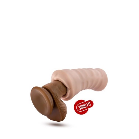 Masturbator M for Men Angie Vanilla - realistyczne usta, wibrujący pocisk, długość 12,9 cm - 5