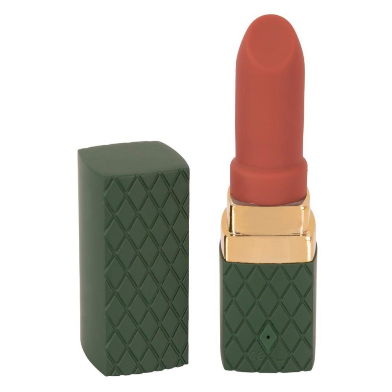 Mini wibrator w kształcie szminki Luxurious Lipstick – powłoka Soft Touch, 8,5 cm, średnica 3 cm - 3