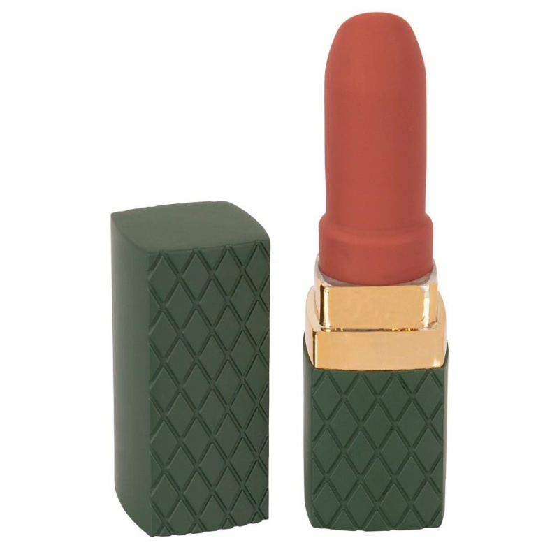 Mini wibrator w kształcie szminki Luxurious Lipstick – powłoka Soft Touch, 8,5 cm, średnica 3 cm - 4