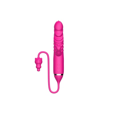Tongue licking Triple Stimulation Thrusting Vibrator - 1