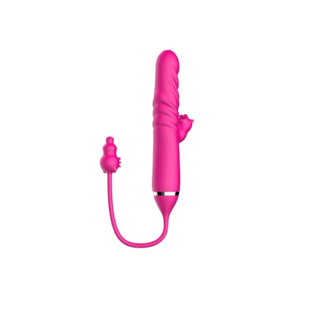 Tongue licking Triple Stimulation Thrusting Vibrator - 3