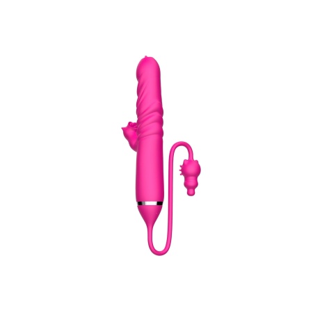Tongue licking Triple Stimulation Thrusting Vibrator - 5