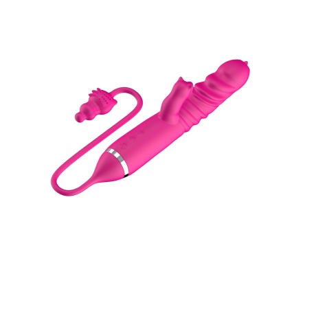 Tongue licking Triple Stimulation Thrusting Vibrator - 9