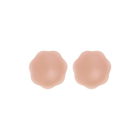 PEEKABOOS SELF ADHESIVE SILICONE NIPPLE COVERS, FLESH - 2