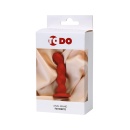 Favorite Red Anal Wand - Małe Czerwone Dildo Analne z Przyssawką i Falistym Reliefem - 6