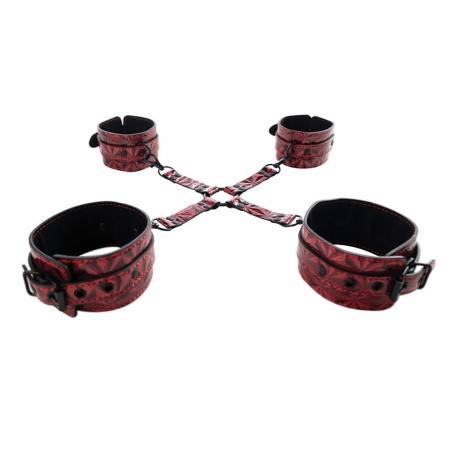 Luxury hogtie with wrist and ankle cuffs - 2